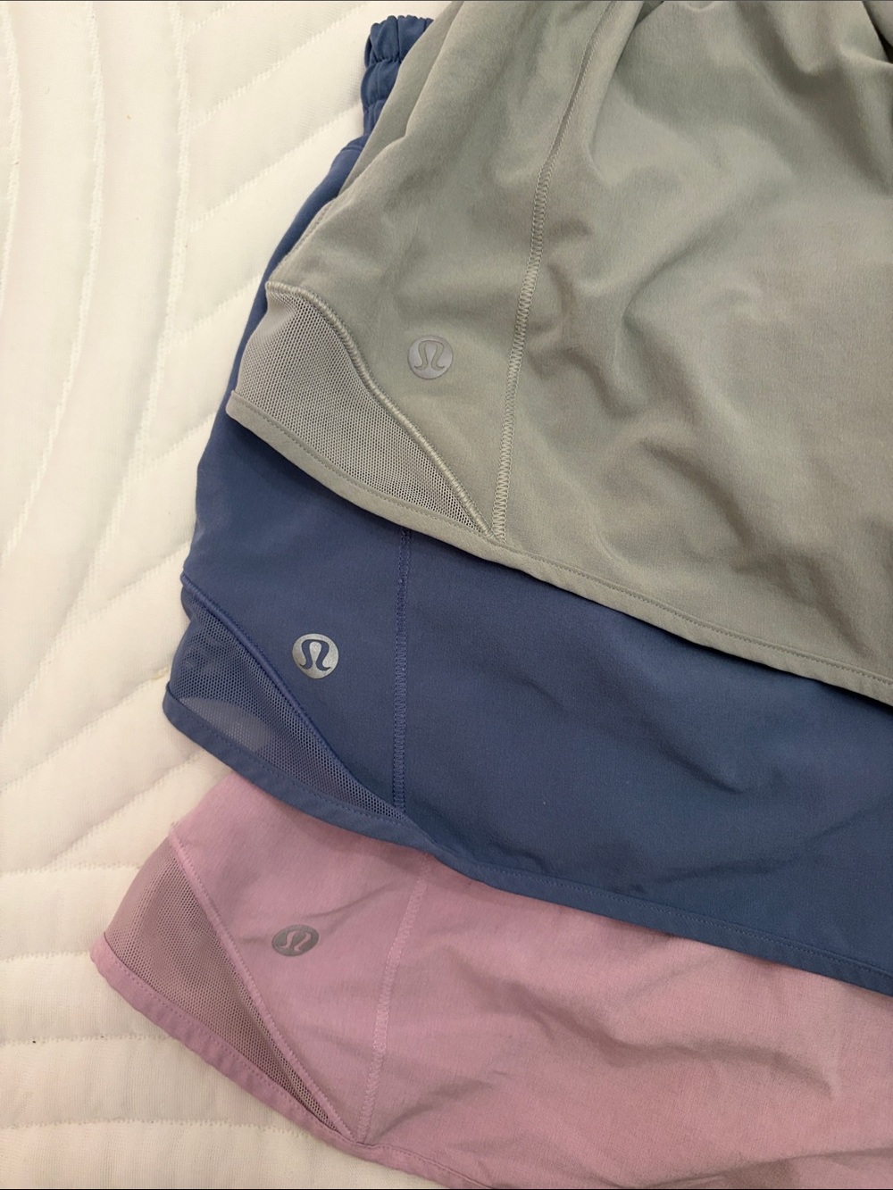 lululemon athletica Women's Athletic Shorts — Pink, Sage, Blue - Picture 9 of 12